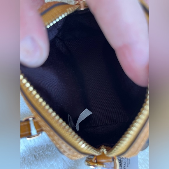 NWT Coach Mini Rowan Bag Charm with Signature Floral Print - Picture 9 of 11